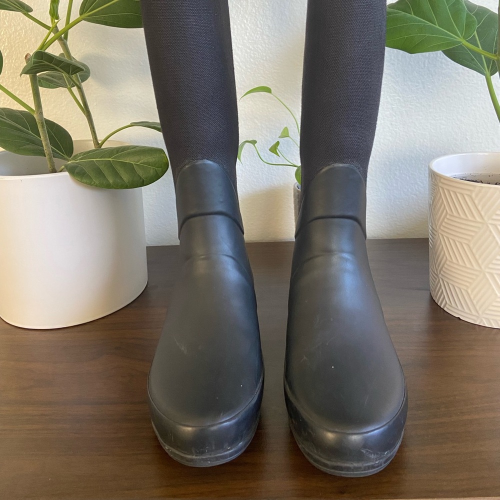 Hunter Tall Black Rain Boots